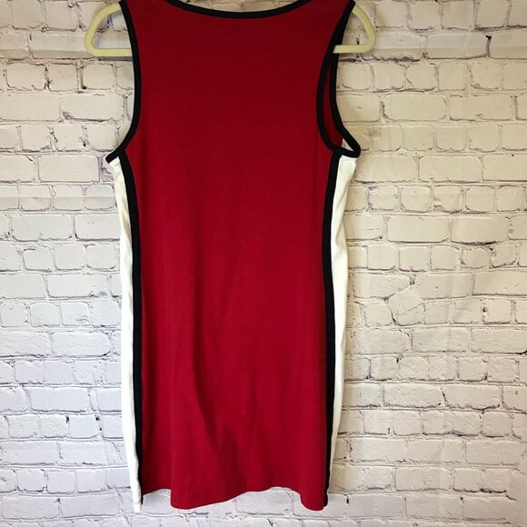 Tommy Hilfiger Americana Preppy Short Red White Blue Cotton Tank Dress Size M - Picture 3 of 10